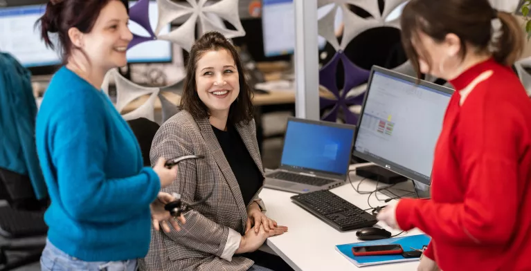 Photo de collaborateurs IMH en situation de travail