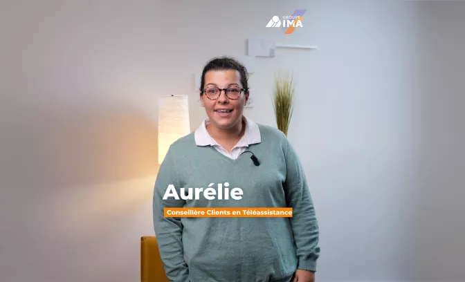 Aurélie Conseillère Clients en Téléassistance 